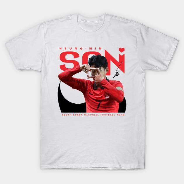 Son Heung-min T-Shirt by Juantamad